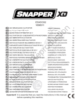 Simplicity CULTIVATOR, 82V SNAPPER XD (EU) Používateľská príručka