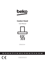 Beko CFB 9433 XH Cooker Hood Používateľská príručka