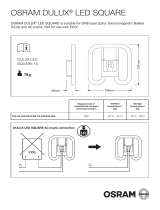 Ledvance DULUX LED SQ16 EM & AC MAINS 7W 830 GR8 User Instruction