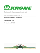 Krone BA EasyCut B 970 Návod na používanie