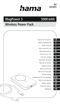 Hama 201695 MagPower 5 5000mAh Wireless Power Bank Používateľská príručka