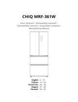 CHiQ MRF-361W American Fridge Používateľská príručka