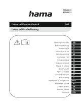 Hama 00040072 Universal Remote Control Používateľská príručka