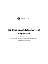 Keychron K5 Bluetooth Mechanical Keyboard Používateľská príručka