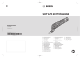 Bosch GOP 12V-28 Professional Cordless Multi Cutter Používateľská príručka