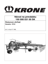 Krone BA Swadro 1010 Návod na používanie