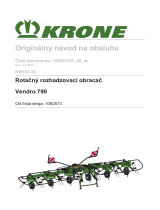 Krone BA Vendro 790 (KW103-33) Návod na používanie