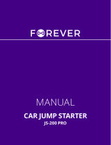 Forever JS-200 PRO Car Jump Starter Používateľská príručka