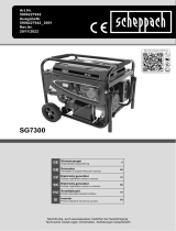 Scheppach SG7300 Generator Používateľská príručka