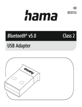 Hama 053312 Bluetooth USB Adapter Používateľská príručka