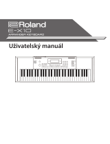 Roland E-X10 Návod na obsluhu