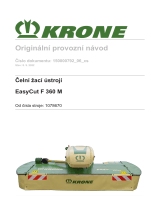 Krone BA EasyCut F 360 M gez. Návod na používanie