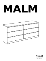 IKEA MALM (6 drawers) Dresser Používateľská príručka