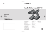 Bosch EasyDrill 18V-40 Cordless Drill or Driver Používateľská príručka