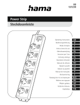 Hama 00137239 Power Strip Používateľská príručka