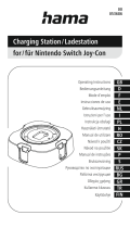 Hama 00053686 4 Way Charging Station for Nintendo Switch Joy Con Používateľská príručka