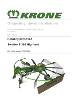 Krone BA Swadro S 380 Highland (KS104-52) Návod na používanie