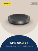 Jabra Speak2 75 MS Teams - Link 380c, Dark Grey Používateľská príručka