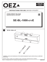OEZ SE-BL-1000-DTVE Návod na používanie