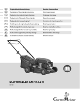 Garten Meister ECO WHEELER GM 413.3 R Petrol Lawnmower Používateľská príručka