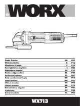 Worx WX713 Angle Grinder Používateľská príručka