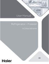 Haier HCR5919ENMM Refrigerator Freezer Používateľská príručka
