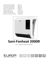 Eurom 350081 Sani-Fanheat 2000R Bathroom Heater Návod na obsluhu