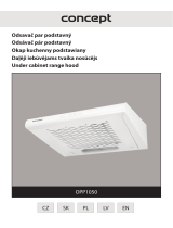 Concept OPP1050 Under Cabinet Range Hood Používateľská príručka