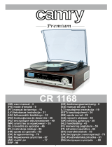 Camry CR 1168 Turntable Používateľská príručka