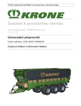 Krone Hlášení - Parametr Návod na používanie