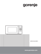 Gorenje MO23A3BH Microwave Oven Používateľská príručka