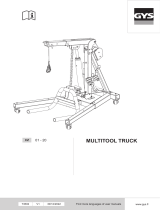 GYS MULTI TOOL TRUCK Návod na obsluhu