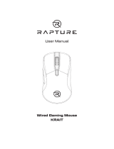 RAPTURE RPT-GMDK3360xx KRAIT Wired Gaming Mouse Používateľská príručka