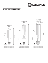 Ledvance NAV 50 LED FIL V 3600LM 21W 727 E27 User Instruction