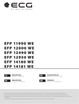 ECG EFP 11990 WE Freezer Používateľská príručka