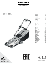 Kärcher LMO 36-40 Battery Set for Cordless Lawn Mower Používateľská príručka