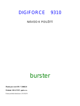 Burster 9310 Návod na obsluhu