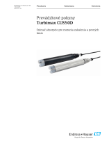 Endres+Hauser BA Turbimax CUS50D Návod na používanie