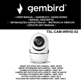 Gembird TSL-CAM-WRHD-02 Návod na obsluhu