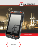 i safe MOBILE M53A01 IS530.1 ATEX Zone Smartphone Používateľská príručka