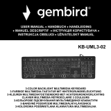 Gembird KB-UML3-02 Návod na obsluhu