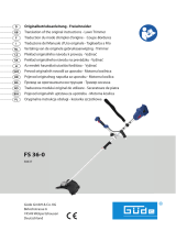 Güde AKKU Freischneider FS36-302-30 Návod na používanie