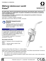 Graco 3A9341P, Příručka, Měřený dávkovací ventil Pulse, Instalace, Obsluha, Servis, Náhradní díly, Česky Návod na obsluhu