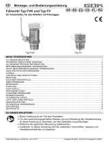GOK Filler valve Návod na používanie