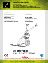 Zipper ZI-BM870ECO Scythe Lawn Mower Používateľská príručka