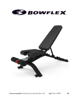 Bowflex Posilňovacia lavička 3.1S Návod na obsluhu