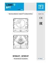 CAME MTMA/IP-MTMV/I Configuration manual