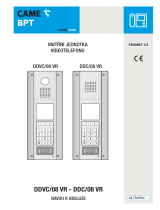 CAME DDVC-DDC/08VR Používateľská príručka