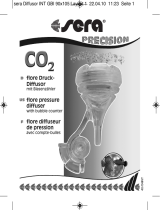 Sera flore CO2 pressure diffuser Používateľská príručka