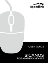 SPEEDLINK Sicanos RGB Gaming Mouse Užívateľská príručka